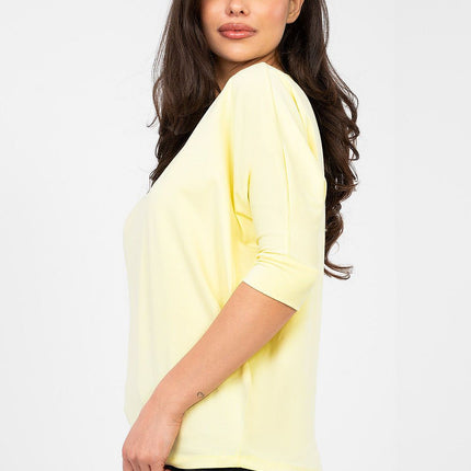 Rue Paris Women's Professional Blouse - Elegant Design, Comfortable Fi