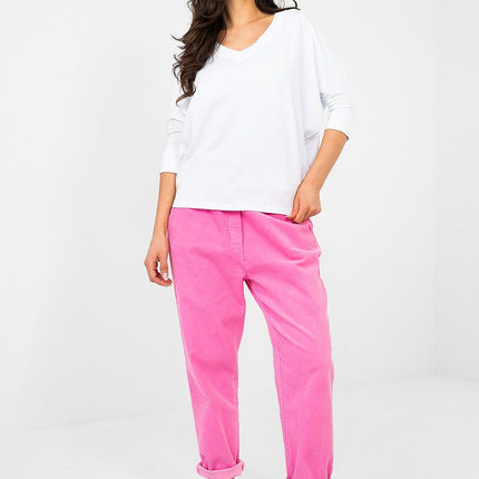 Rue Paris Women's Professional Blouse - Elegant Design, Comfortable Fi