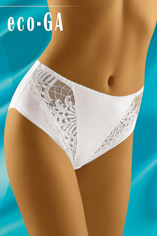 Elegant Lace-Trimmed Cotton Panties: Model 49456 - Softness and Style