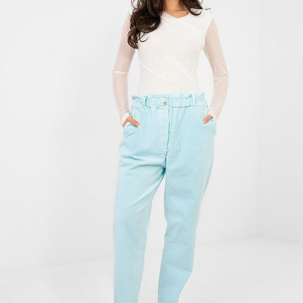 Italy Moda Professional Corduroy Trousers with Stretch and Comfort Fit
