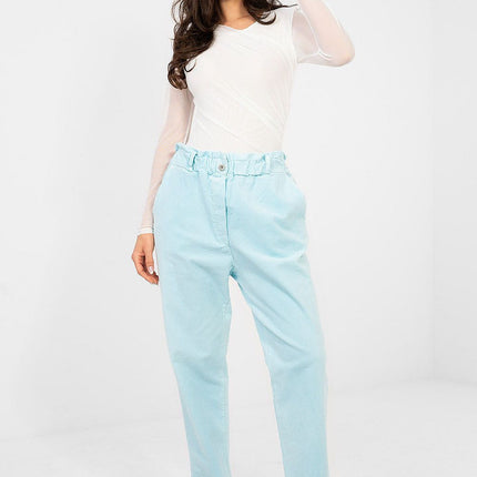 Italy Moda Professional Corduroy Trousers with Stretch and Comfort Fit