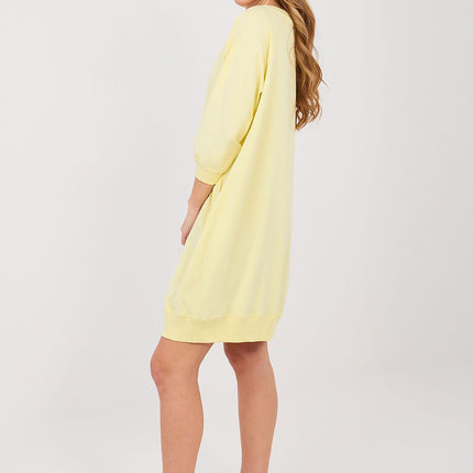 Daydress Knee Length Sweatshirt Dress With Pockets For Everyday Casual Style - Très Elite