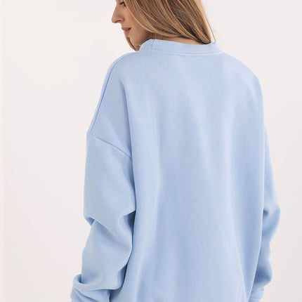 Women’s Cotton Elastane Sweatshirt – Classic Fit & Elegant Embroidery - Très Elite