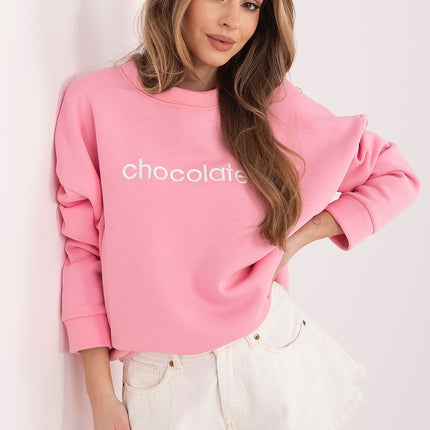 Women’s Cotton Elastane Sweatshirt – Classic Fit & Elegant Embroidery - Très Elite