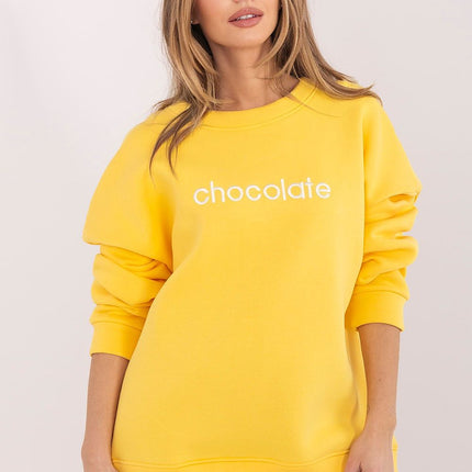 Women’s Cotton Elastane Sweatshirt – Classic Fit & Elegant Embroidery - Très Elite