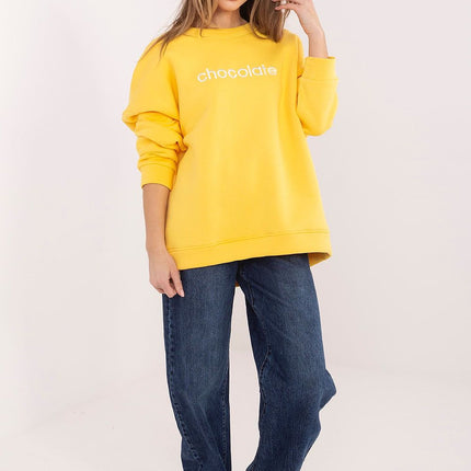 Women’s Cotton Elastane Sweatshirt – Classic Fit & Elegant Embroidery - Très Elite