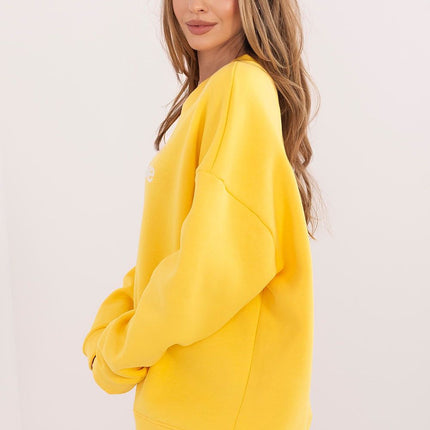 Women’s Cotton Elastane Sweatshirt – Classic Fit & Elegant Embroidery - Très Elite