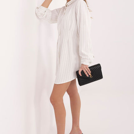 Rue Paris Elegant Daydress with Pockets and Short Sleeves
