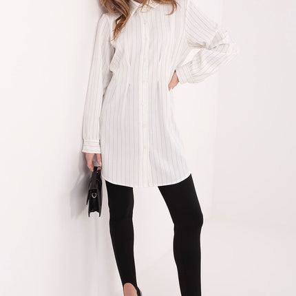 Rue Paris Elegant Daydress with Pockets and Short Sleeves