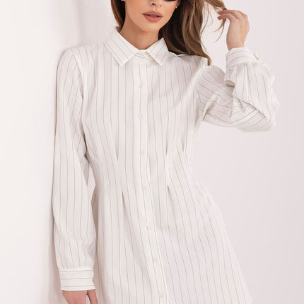 Rue Paris Elegant Daydress with Pockets and Short Sleeves