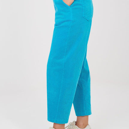Rue Paris Professional Corduroy Trousers with Stretch and Tailored Fit