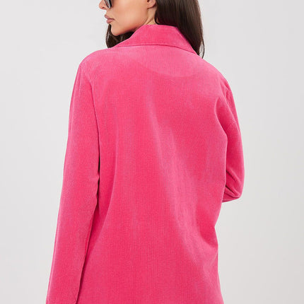 Rue Paris Women's Professional Tailored Jacket with Pockets & Lining