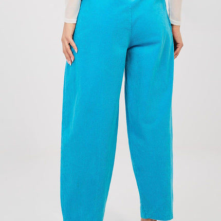 Rue Paris Professional Corduroy Trousers with Stretch & Pockets