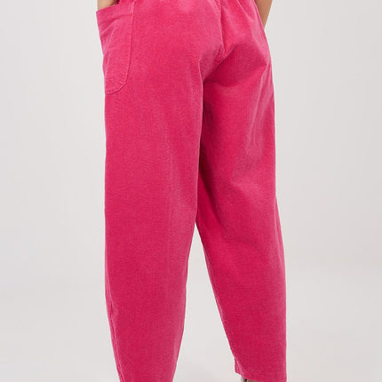 Rue Paris Professional Corduroy Trousers with Stretch & Pockets