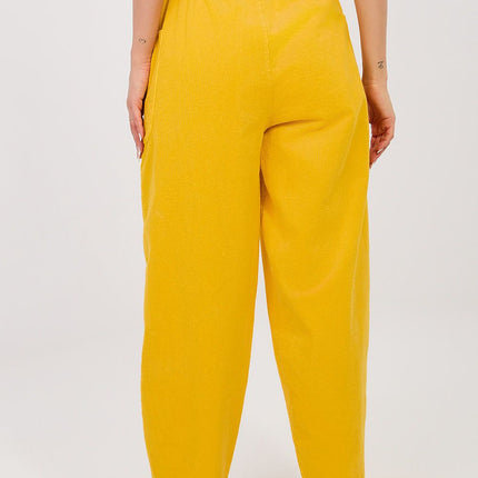 Rue Paris Professional Corduroy Trousers with Stretch & Pockets