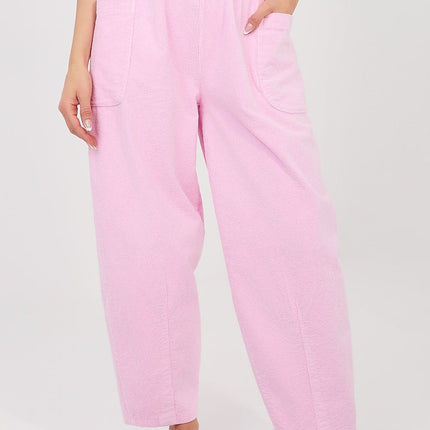 Rue Paris Professional Corduroy Trousers with Stretch & Pockets