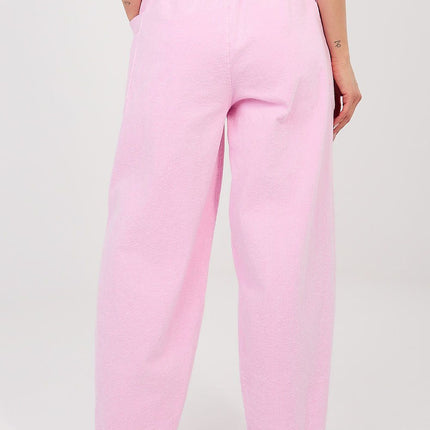 Rue Paris Professional Corduroy Trousers with Stretch & Pockets