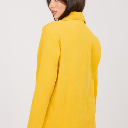Rue Paris Women's Professional Tailored Jacket with Pockets & Lining