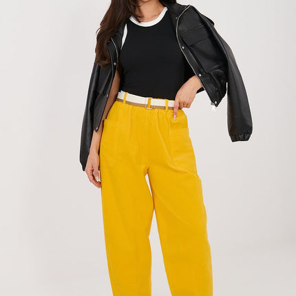 Rue Paris Professional Corduroy Trousers with Stretch & Pockets