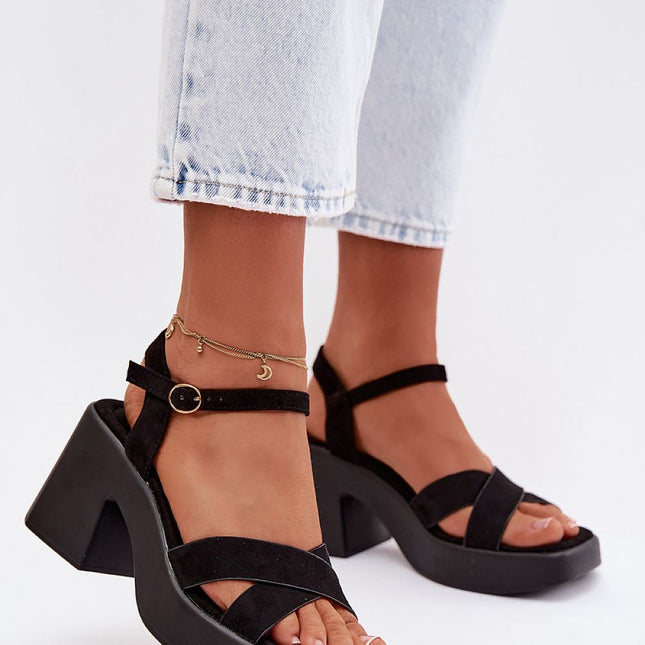 Step in Style Women's Professional Heel Sandals - Comfortable & Chic