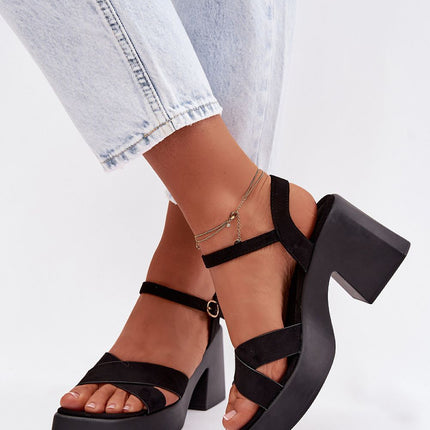 Step in Style Women's Professional Heel Sandals - Comfortable & Chic