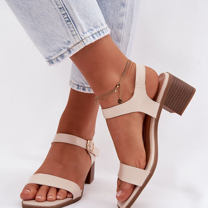 Step in Style Women's Heel Sandals - Comfortable, Elegant Design
