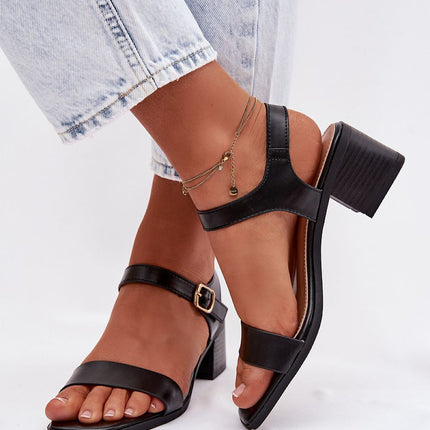 Step in Style Women's Heel Sandals - Comfortable, Elegant Design