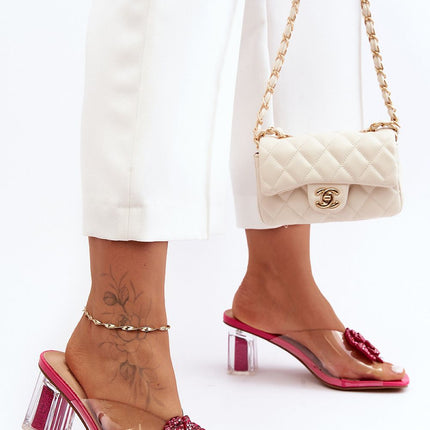 Step in Style Women's Heeled Sandals with Cushioned Footbed & Adjustab