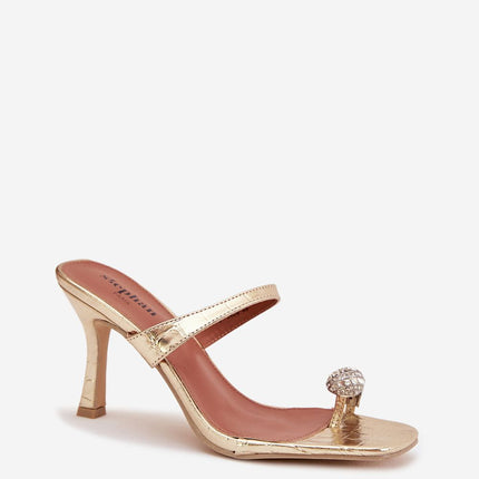 Step in Style Women's Heeled Sandals - Comfortable Fit & Elegant Desig
