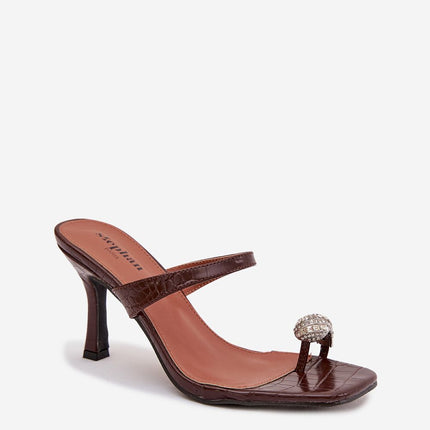Step in Style Women's Heeled Sandals - Comfortable Fit & Elegant Desig