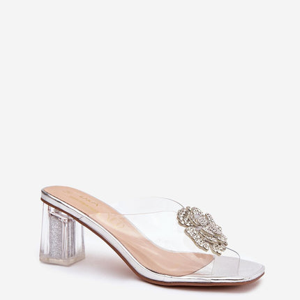 Step in Style Women's Heeled Sandals with Cushioned Footbed & Adjustab