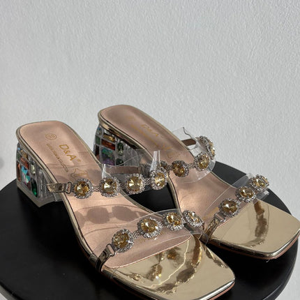 Step in Style Women's Heeled Sandals with Cushioned Insole and Adjusta