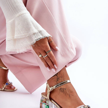 Step in Style Professional Heel Sandals with Comfort Cushioning