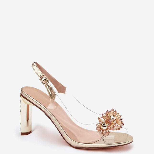 Step in Style Professional Heel Sandals with Cushioned Footbed & Adjus