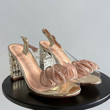 Step in Style Women's Heel Sandals - Comfortable, Elegant Design