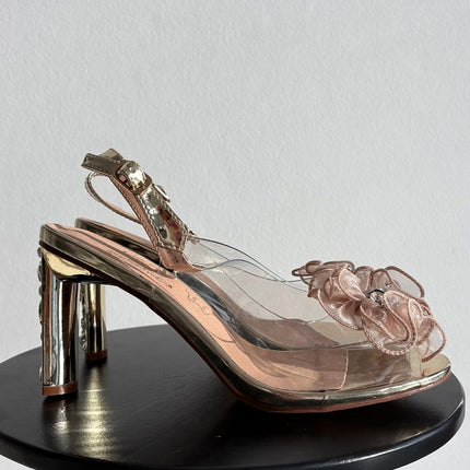 Step in Style Professional Heel Sandals with Comfort Cushioning