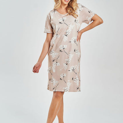 Taro Women's Nightshirt - Soft Cotton, Relaxed Fit for Comfort