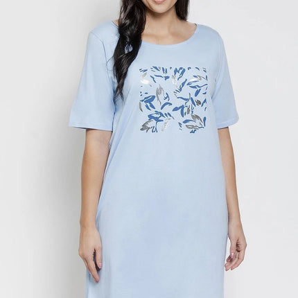 Taro Women's Nightshirt - Soft Cotton, Relaxed Fit for Comfort
