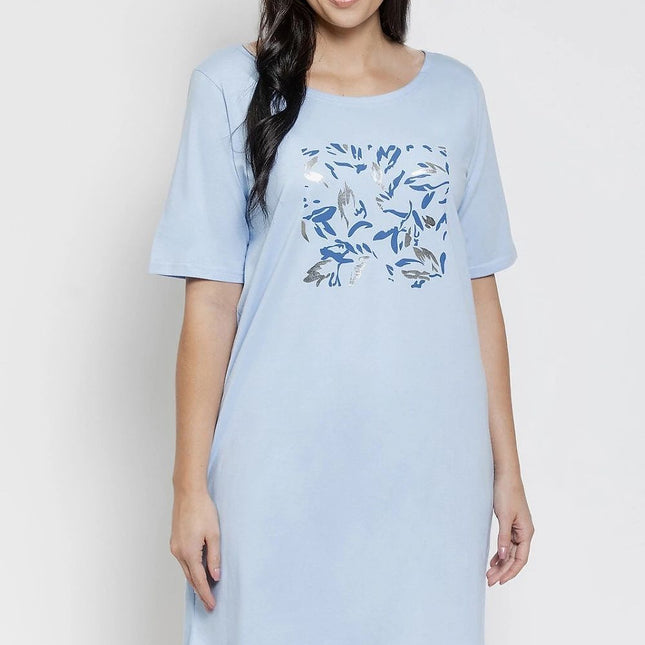 Taro Women's Nightshirt - Soft Cotton, Relaxed Fit for Comfort