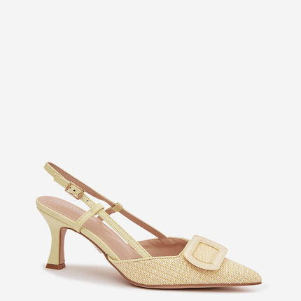 Step in Style Women's Heel Sandals - Comfortable & Elegant Design