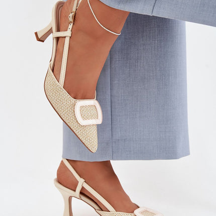 Step in Style Women's Heel Sandals - Comfortable & Elegant Design