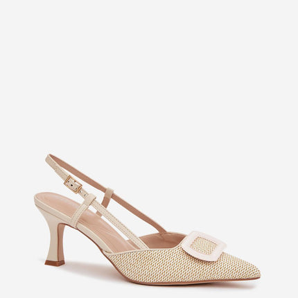 Step in Style Women's Heel Sandals - Comfortable & Elegant Design