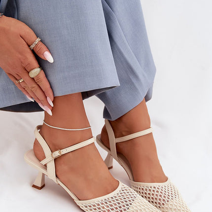 Step in Style Women's Heel Sandals - Comfortable & Elegant Design