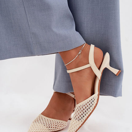 Step in Style Women's Heel Sandals - Comfortable & Elegant Design