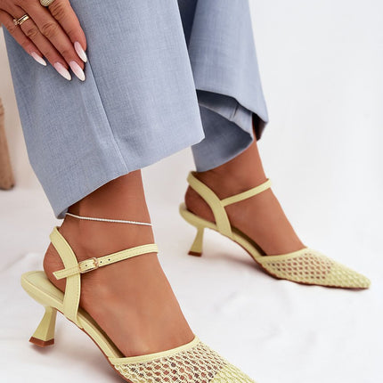 Step in Style Women's Heel Sandals - Comfortable & Elegant Design