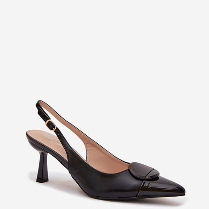 Step in Style Professional Heel Sandals with Cushioned Insole & Adjust