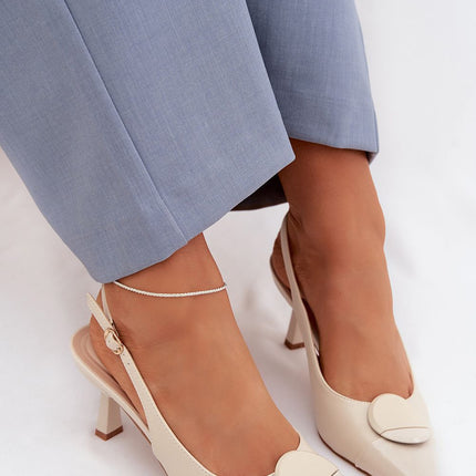 Step in Style Professional Heel Sandals with Cushioned Insole & Adjust