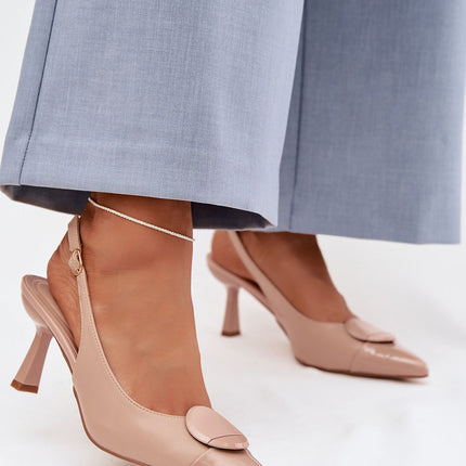 Step in Style Professional Heel Sandals with Cushioned Insole & Adjust