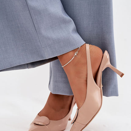 Step in Style Professional Heel Sandals with Cushioned Insole & Adjust
