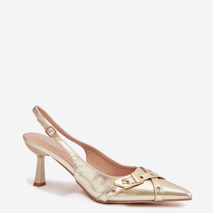 Step in Style Professional Heel Sandals with Cushioned Insole and Adju